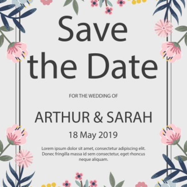 Convites de Casamento 2 - Comprehensive Design Files Collection