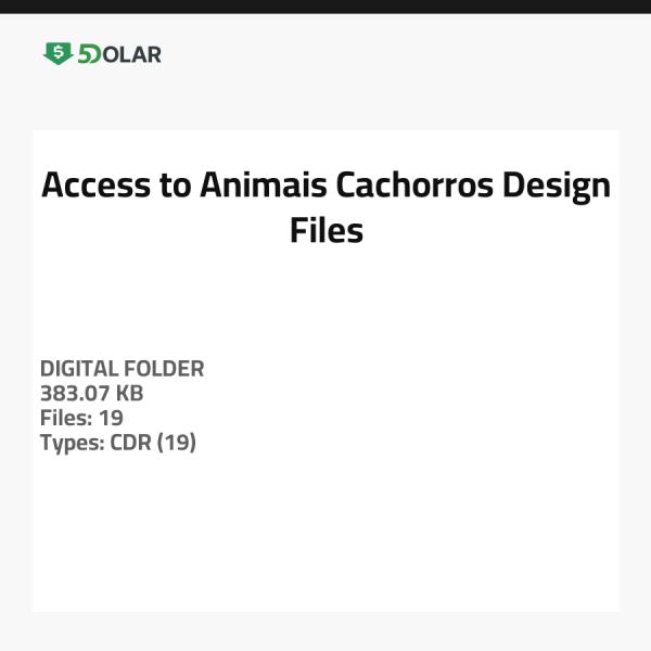 Access to Animais Cachorros Design Files