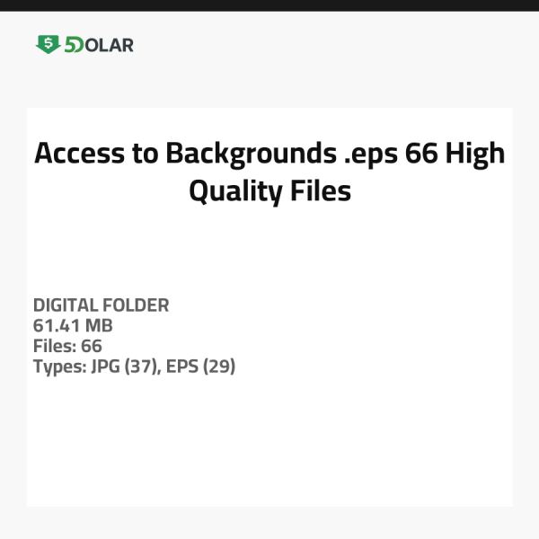 Access to Backgrounds .eps - 66 High-Quality Files