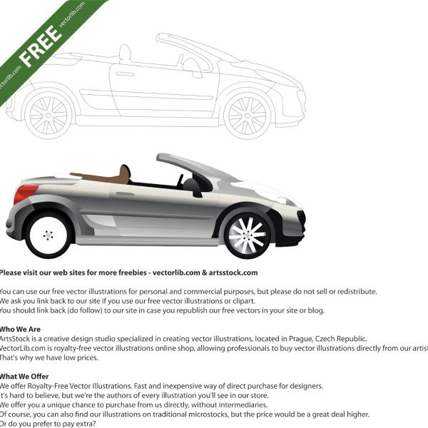 Car Silhouettes and Vector Graphics Collection