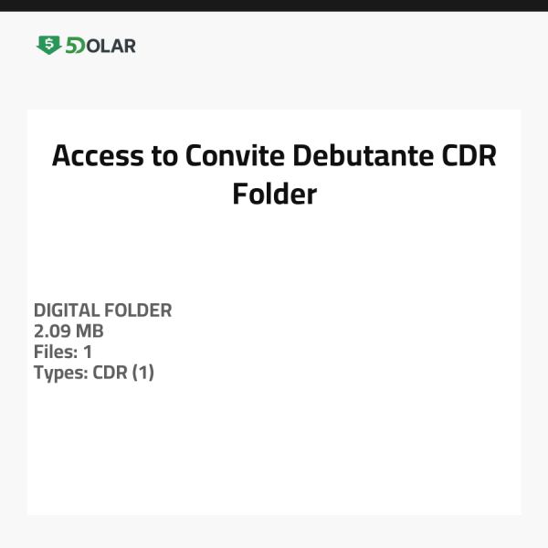 Access to Convite Debutante CDR Folder