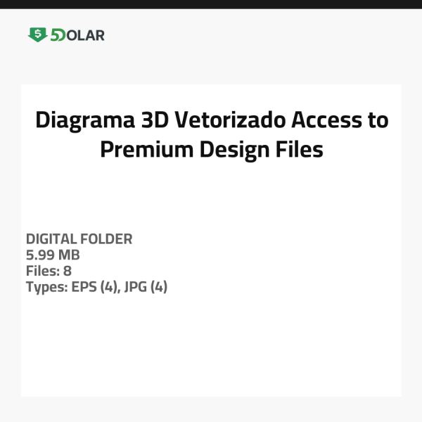 Diagrama 3D Vetorizado - Access to Premium Design Files
