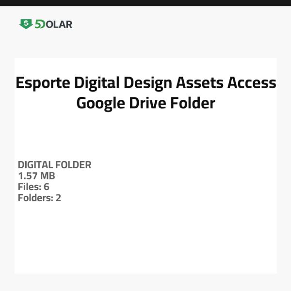 Esporte Digital Design Assets - Access Google Drive Folder