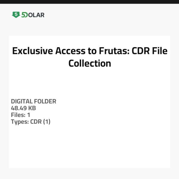 Exclusive Access to Frutas: CDR File Collection