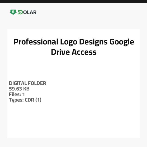 Professional Logo Designs - Google Drive Access