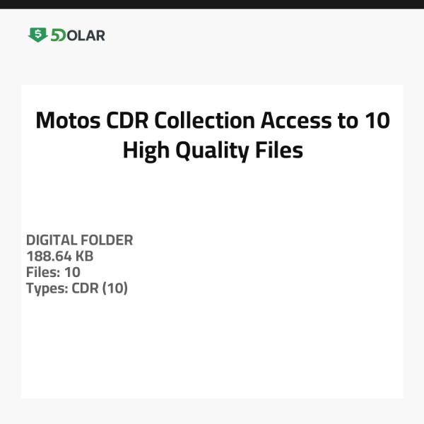 Motos CDR Collection - Access to 10 High-Quality Files