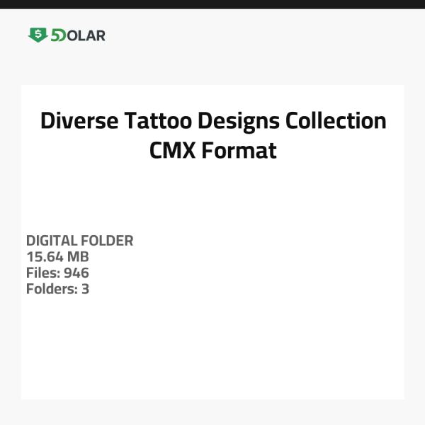Diverse Tattoo Designs Collection - CMX Format