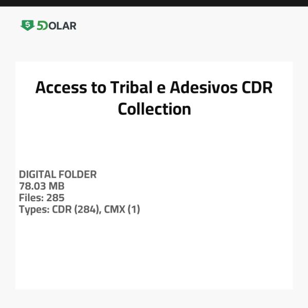 Access to Tribal e Adesivos CDR Collection