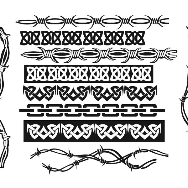 Tribal EPS & JPG Vector Graphics Collection