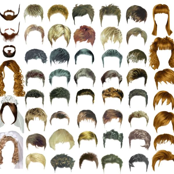 Access to Vetores Cabelos EPS - Hair Vector Graphics Collection
