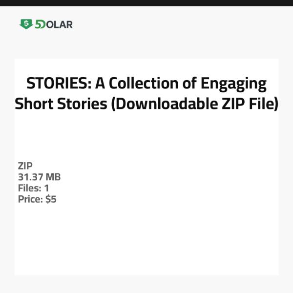 القصص: مجموعة من القصص القصيرة الجذابة (ملف ZIP قابل للتنزيل)