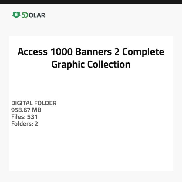 Access 1000 Banners 2 - Complete Graphic Collection