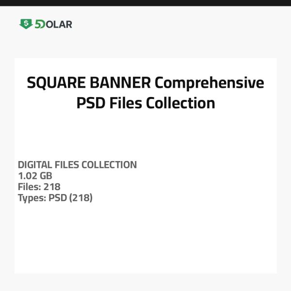 SQUARE_BANNER - Comprehensive PSD Files Collection