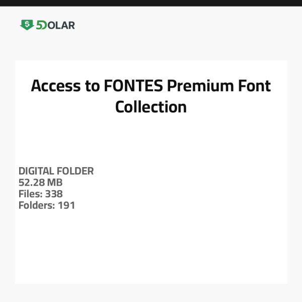 Zugang zu FONTES - Premium Schriftartenkollektion