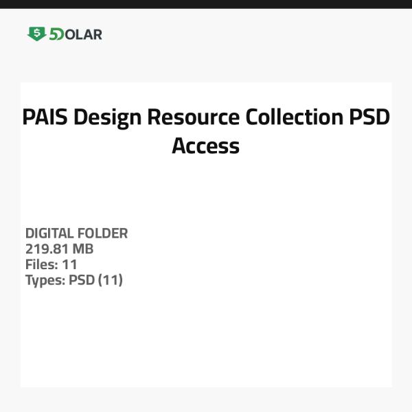 PAIS Design Resource Collection - PSD Access