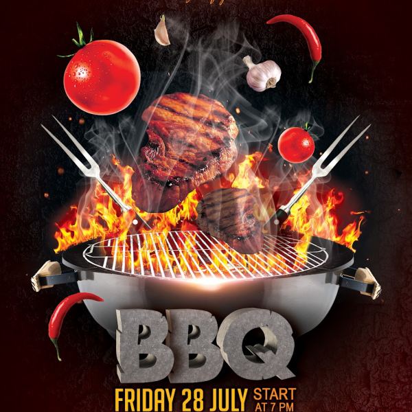 BBQ Flyer PSD Template & Facebook Cover Access