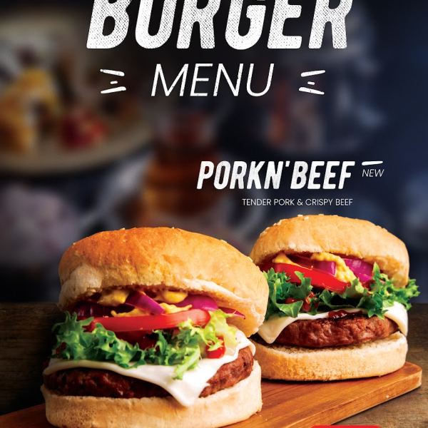 Dark Burger Flyer Design Access