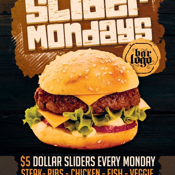 Slider Mondays - Complete Flyer Design Package