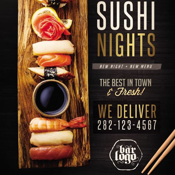 Sushi Nights Marketing Bundle