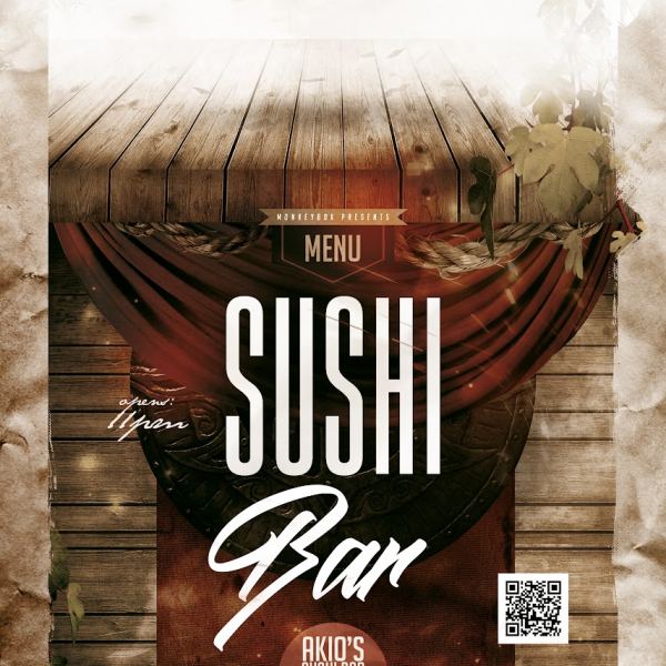 Sushi Bar Menu Access - Digital Design Files