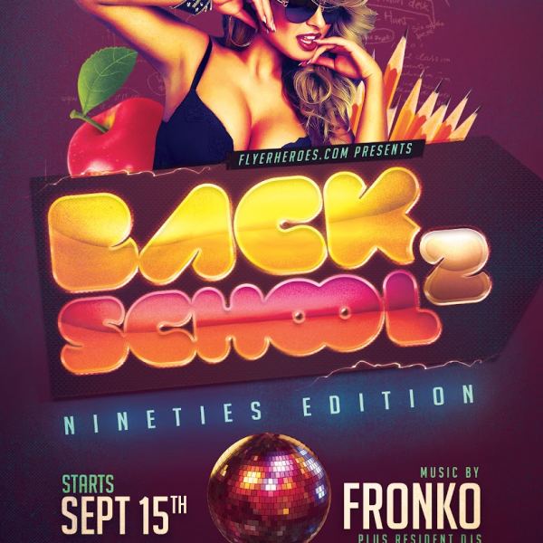 Back To School Nineties Design Bundle