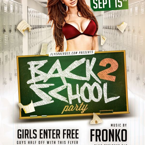 Back To School Party 10 - Flyer Templates & Graphics