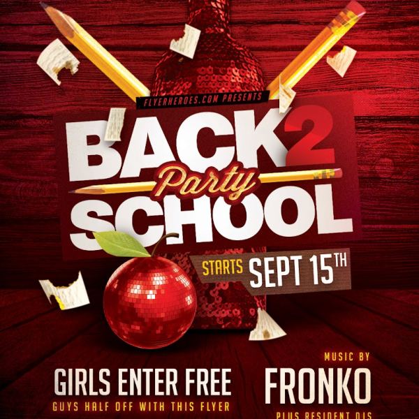 Back To School V7 - Party Flyer Templates