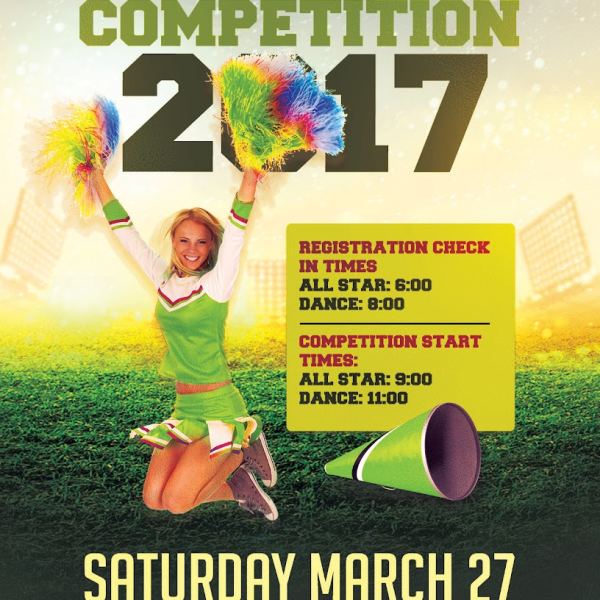 Cheerleading Competition Digital Asset Collection