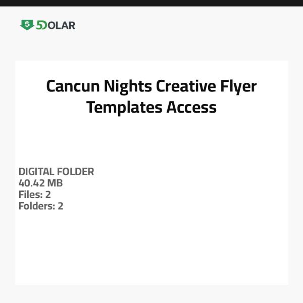 Cancun Nights - Creative Flyer Templates Access