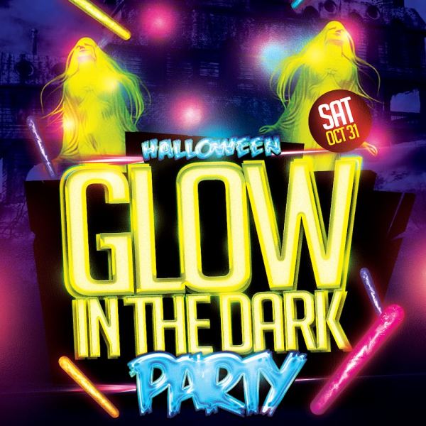 Glow In the Dark Halloween Digital Assets