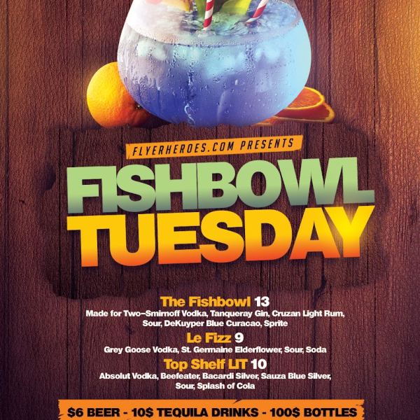 Fish Bowl Flyer V2 - Access to Digital Design Assets