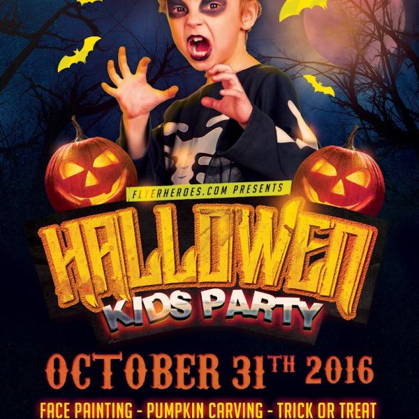 Halloween Kids Party Digital Asset Bundle