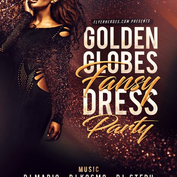 Golden Globe Fancy Flyer Template Access