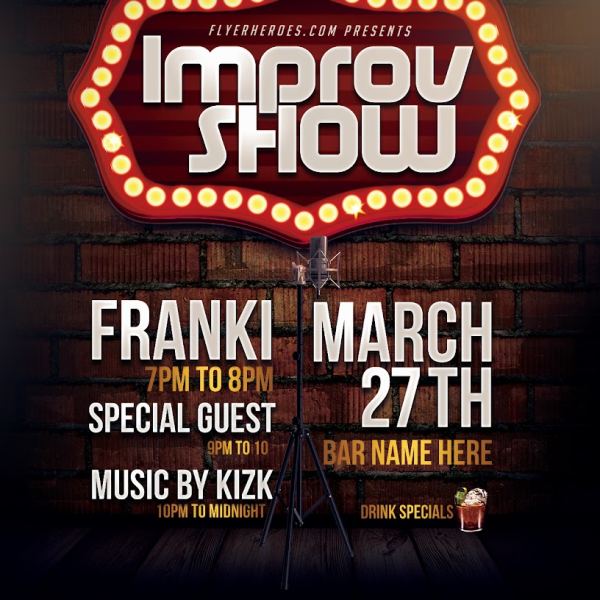 Improv Show Marketing Materials Access