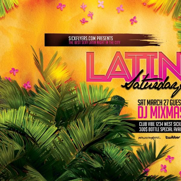 Latin Rosa: Professional Flyer Design Package