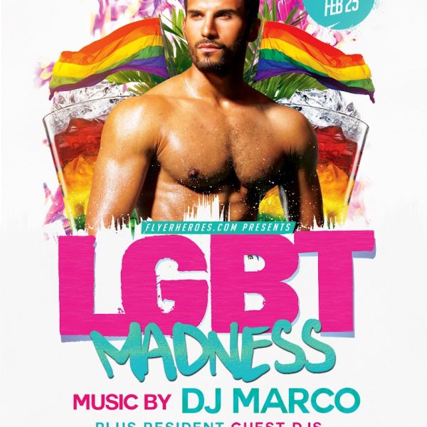 LGBT Madness: Flyer Templates & Design Resources