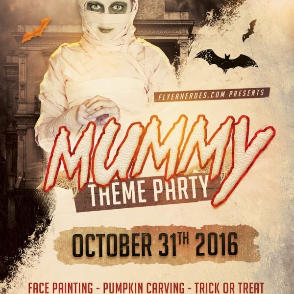 Mummy Themed Halloween Digital Assets