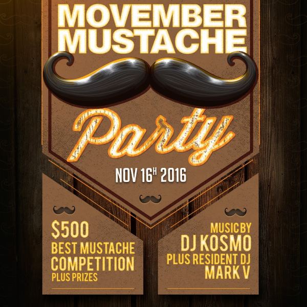 Movember Mustache v2 - Creative Flyer Templates