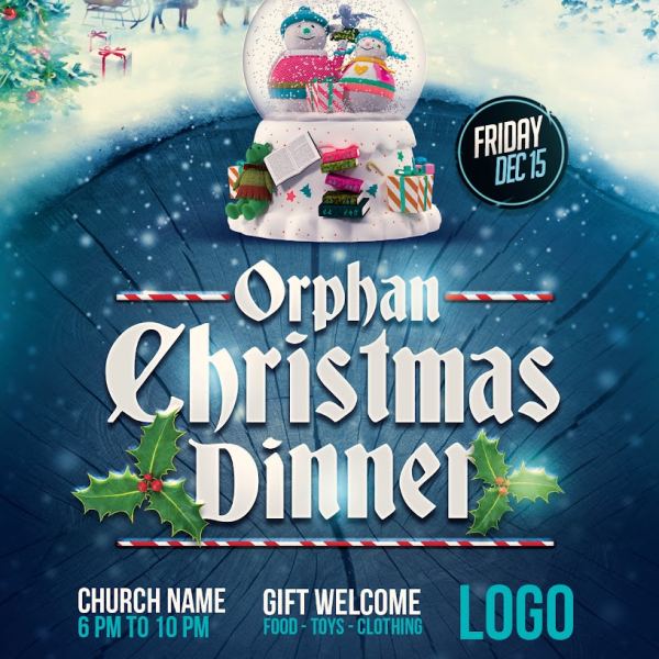Orphan - Christmas Dinner Design Package