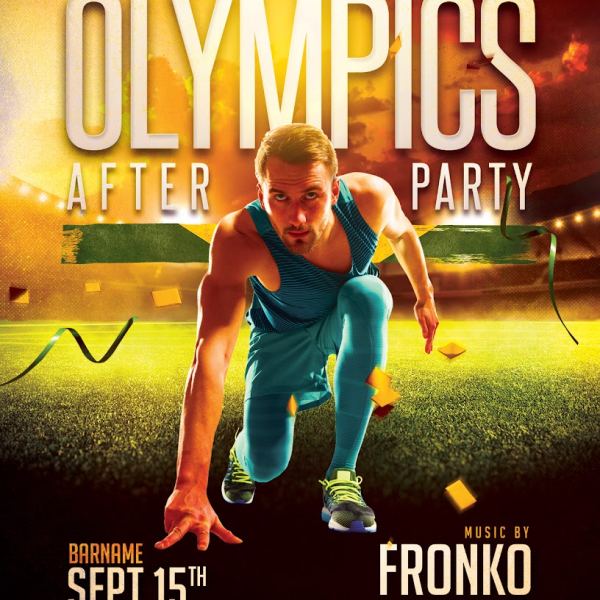 Olympic After Party Flyer Design Package
