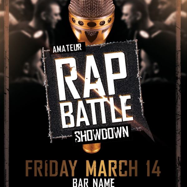 Rap Battle Showdown - Flyer Templates & PSD Files