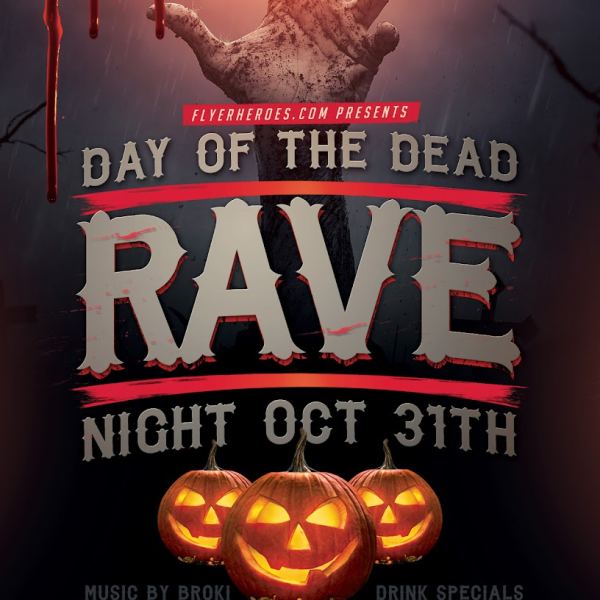 Rave Night Flyer Design Bundle