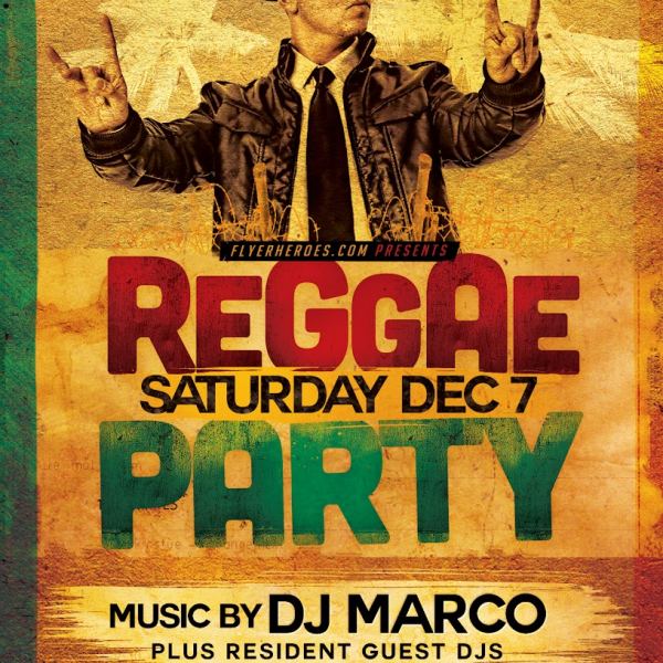Reggae Party Flyer Template Access