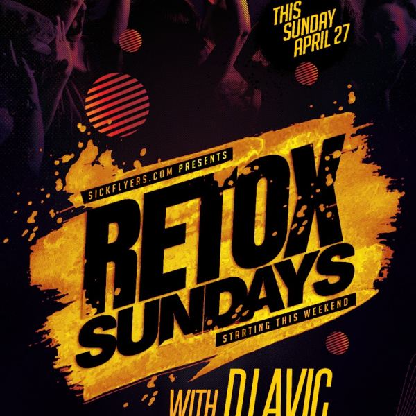 Retox Flyer Design Package - PSD & JPG Files