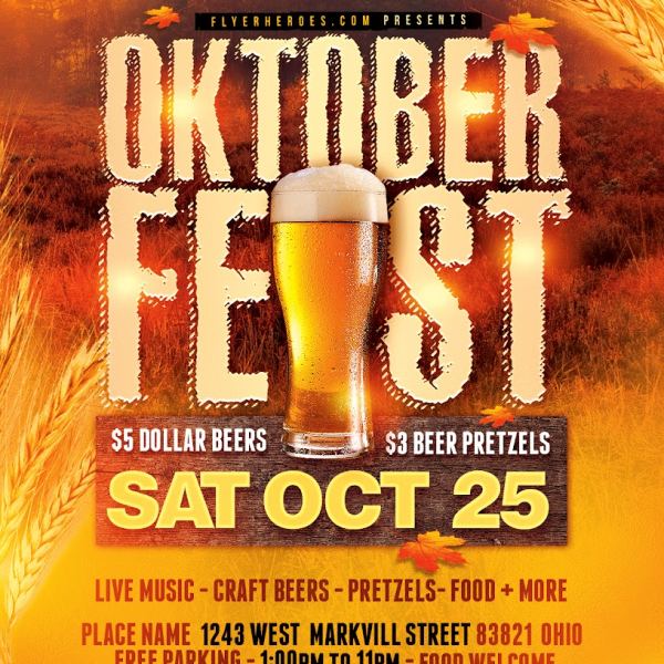 Rustic Oktober Fest Digital Design Bundle