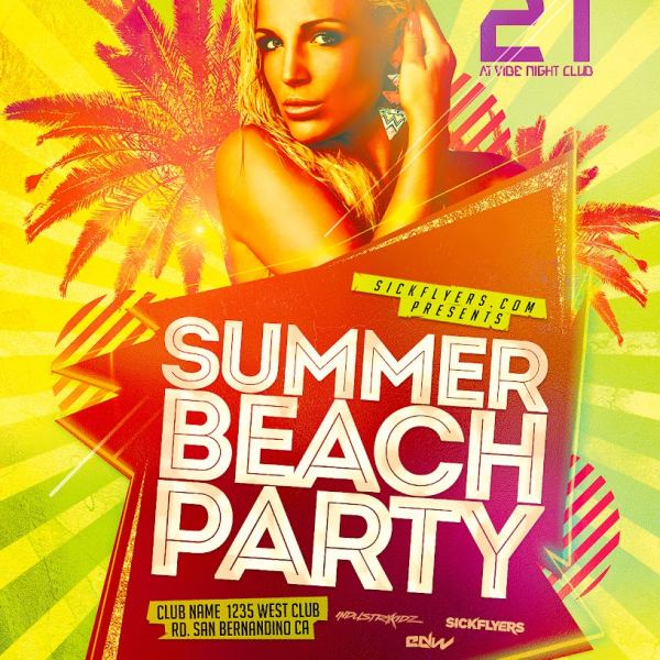 Summer Beach Digital Asset Collection