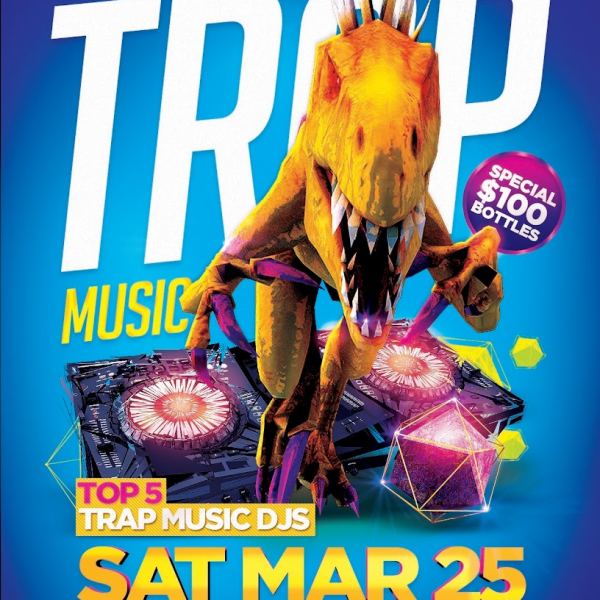 Trap Music Flyer Design Bundle