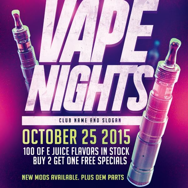 Vape Night Marketing Bundle - Google Drive Access