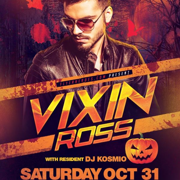 Vixin Halloween Club Flyer Design Package