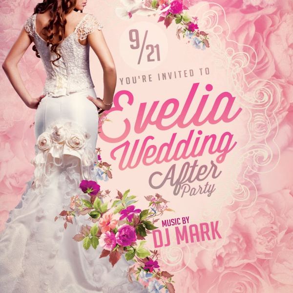Wedding After Party Flyer Template Access